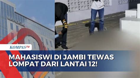 Diduga Depresi Mahasiswi Tewas Lompat Dari Lantai 12 Gedung Bank Di