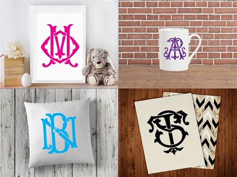 Monogram Letters Made to Order Custom Monogram .png | Etsy