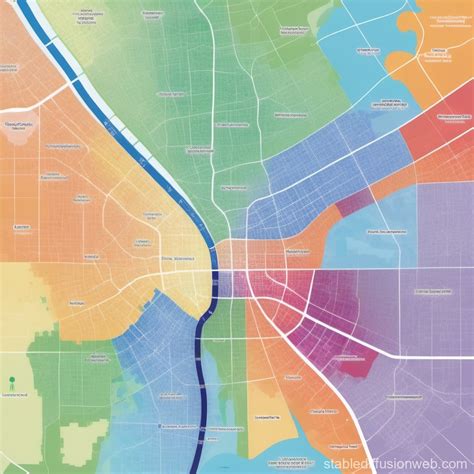 City Neighborhoods Energy Demand Map Stable Diffusion Online