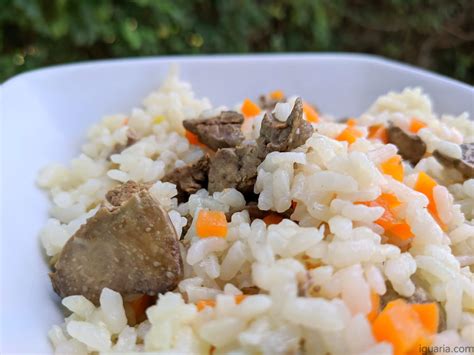 Arroz de Miúdos de Frango Iguaria Receita e Culinária