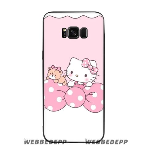 Webbedepp Lovely Hello Kitty Soft Tpu Silicone Case For Samsung Galaxy S10 S10e S9 S8 Plus S7 S6