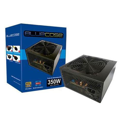 Fonte Bluecase 500w Com Cabo E Com Caixa Blu500pfc Escorrega O Preço