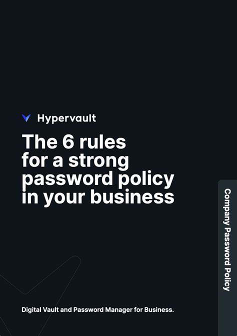 Hypervault Password Policy Template