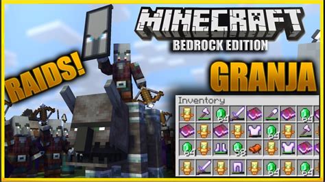 Minecraft Granja De Raids Para T Tems Y Esmeraldas Infinitas La Mejor