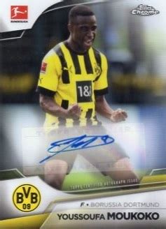 Yahoo オークション TOPPS CHROME BUNDESLIGA 2022 23 YOUSSOUFA MOU