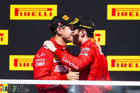 Sebastian Vettel Charles Leclerc Ferrari Circuit Gilles Villeneuve