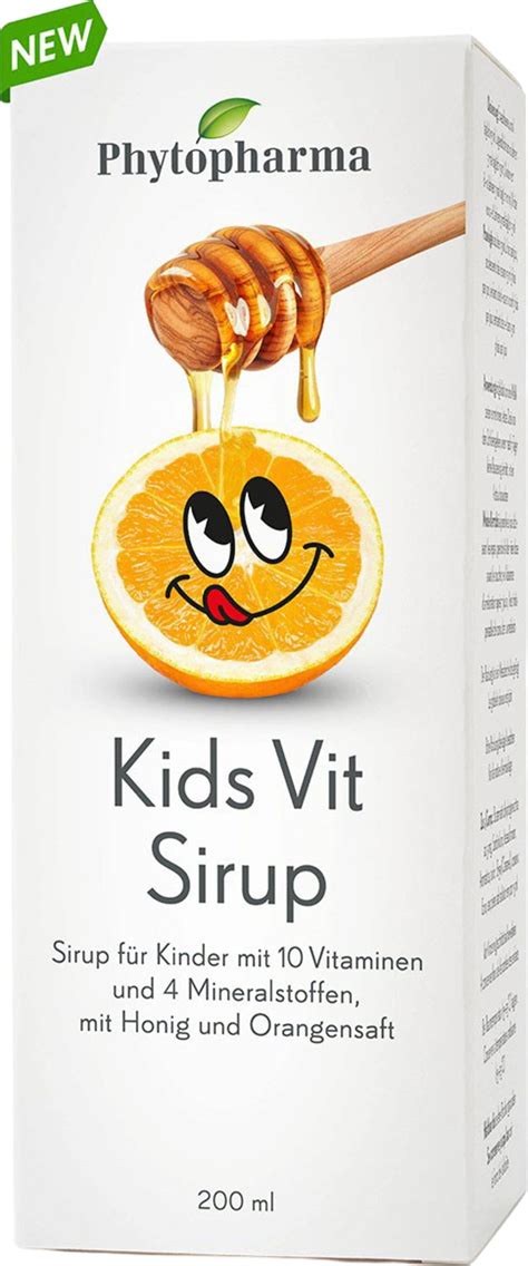 Kids Vit Syrup 200 Ml Phytopharma Vitalabo Online Shop Europe