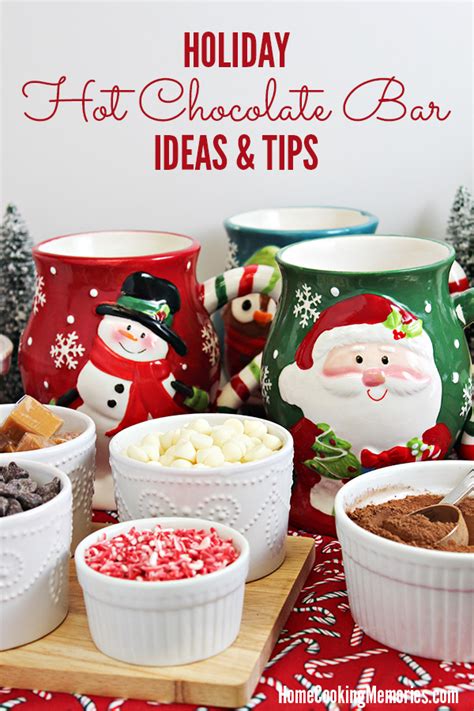 DIY Holiday Hot Chocolate Bar Ideas Tips Home Cooking Memories