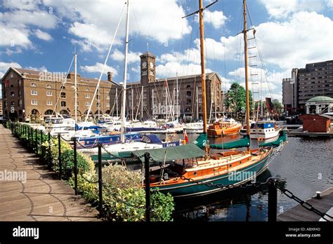 St Katherines Dock In London Stock Photo Alamy