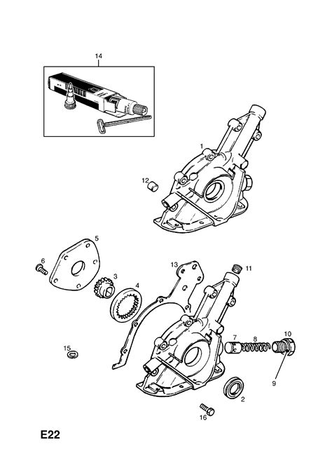 Opel Astra F Oil Pump And Fittings Opel Epc Online Nemigaparts