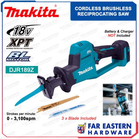 MAKITA DJR189Z Cordless Brushless Reciprocating Sabre Recip Saw