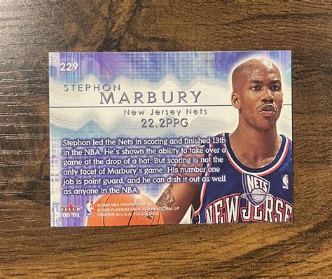 Fleer Focus New Jersey Nets Basketball Card Stephon