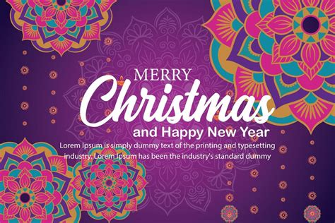 Merry Christmas Banner Set And Happy New Year Banner Social Media Cover And Web Banner 42400386