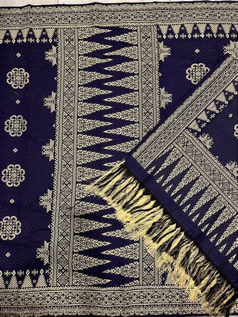 Kain Tenun Songket Palembang Atbm Dan Selendang Fesyen Wanita Pakaian