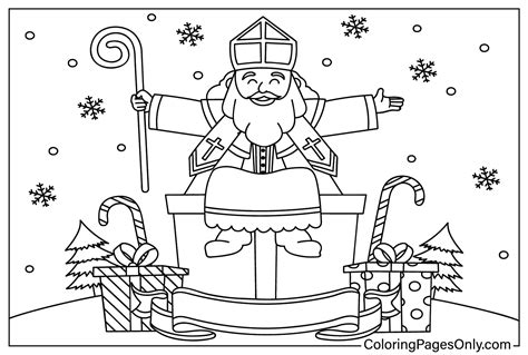 Coloring Page Saint Nicholas Free Printable Coloring Pages