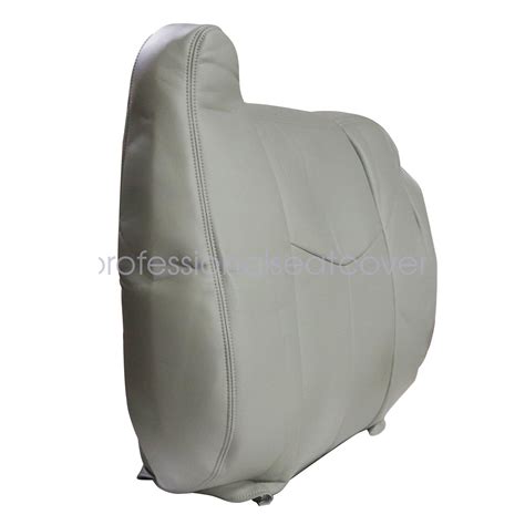 For 2003 2006 Gmc Sierra Chevy Silverado Both Side Leather Top Seat Cover Gray Ebay