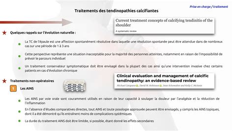 Module La Tendinopathie Calcifiante De L Paule Traitement Prise