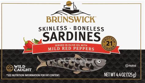 Brunswick Wild Caught Skinless And Boneless Sardines