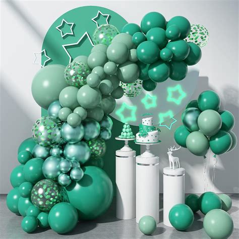 Buy Sage Green Balloons Garland Kit 97 Pcs Sage Green Balloons Metallic