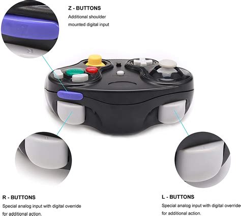 Vtone Wireless Gamecube Controller Pieces G Wireless Classic