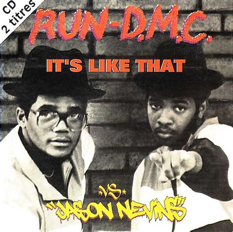 Run Dmc Vs Jason Nevins Its Like That 1997 Cardboard Sleeve