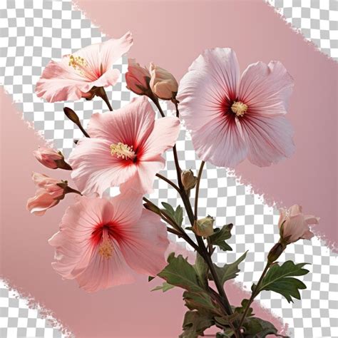Premium Psd Pink Marshmallow Positioned On Transparent Background