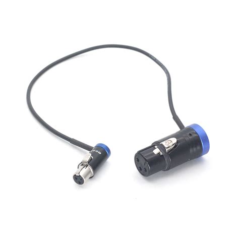 M Short Flat Xlr Pin Female To Mini Ta F Xlr Female Right Angle