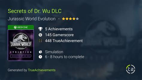 Secrets Of Dr Wu Achievements In Jurassic World Evolution