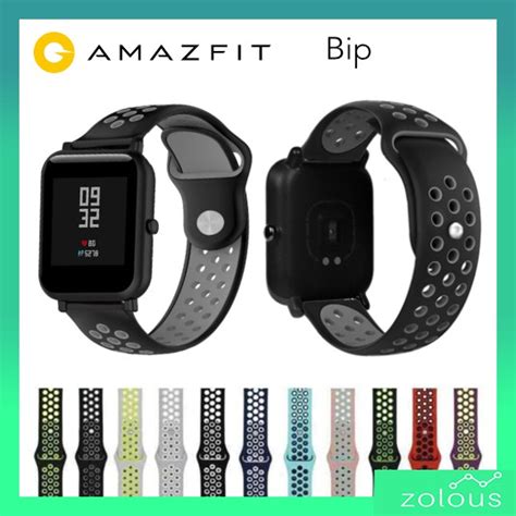 Elastic Breathable Silicone Sport Strap For Amazfit BIP / BIP Lite ...