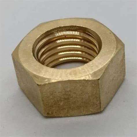 Hexagonal Mm Golden Brass Hex Nut For Hardware Fitting M Mm