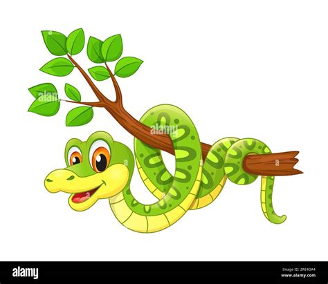 Green anaconda Stock Vector Images - Alamy