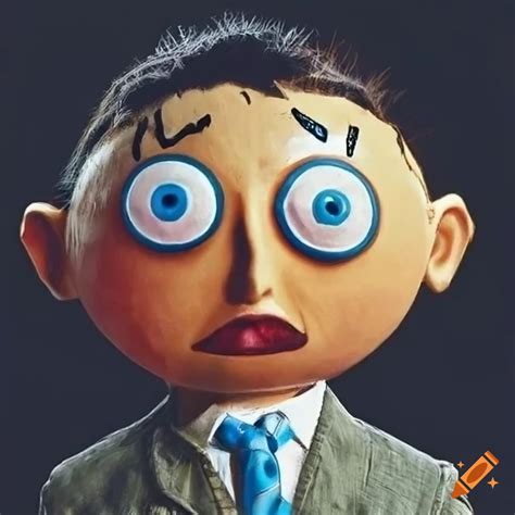 Frank Sidebottom Horror Artwork On Craiyon