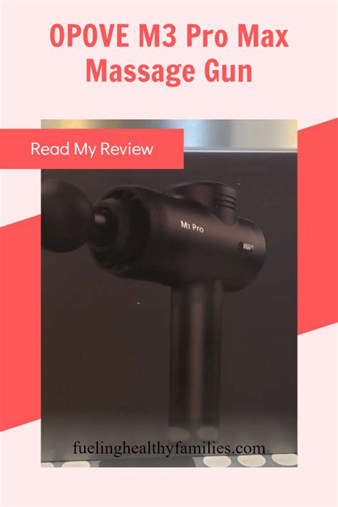 Opove M3 Pro Max Massage Gun Review