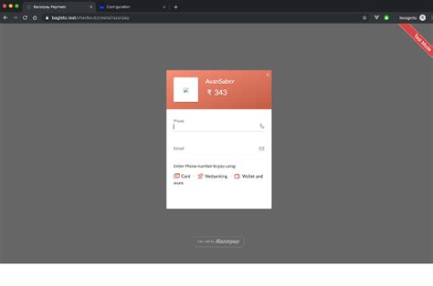 Laravel Ecommerce Razorpay Payment Gateway Integration