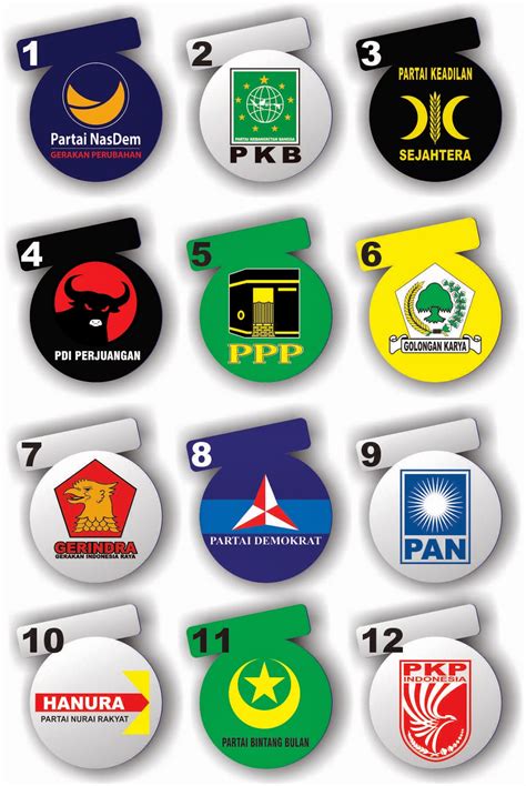 Logo Partai Peserta Pemilu Bnzadv