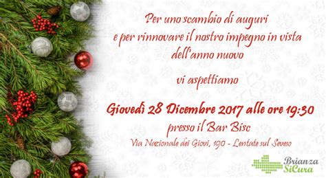 Scambio Di Auguri Brianza Sicura