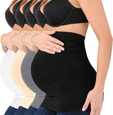 Seamless Belly Band For Pregnancy With Pregnancy Support Belly Belt Bands Large