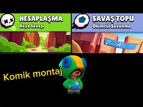 Brawl Stars Komik Montaj Youtube