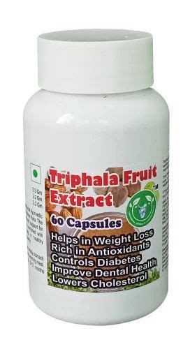 Triphala Fruit Extract Capsule 60 Capsules At Rs 579 Bottle Herbal