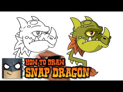 How To Draw Snap Dragon Plants Vs Zombies Art Tutorial Videos For