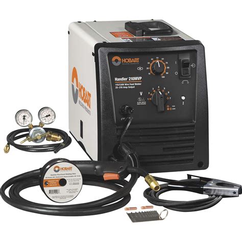 Hobart Handler 210mvp Flux Cored Mig Welder With Multi Voltage Plug