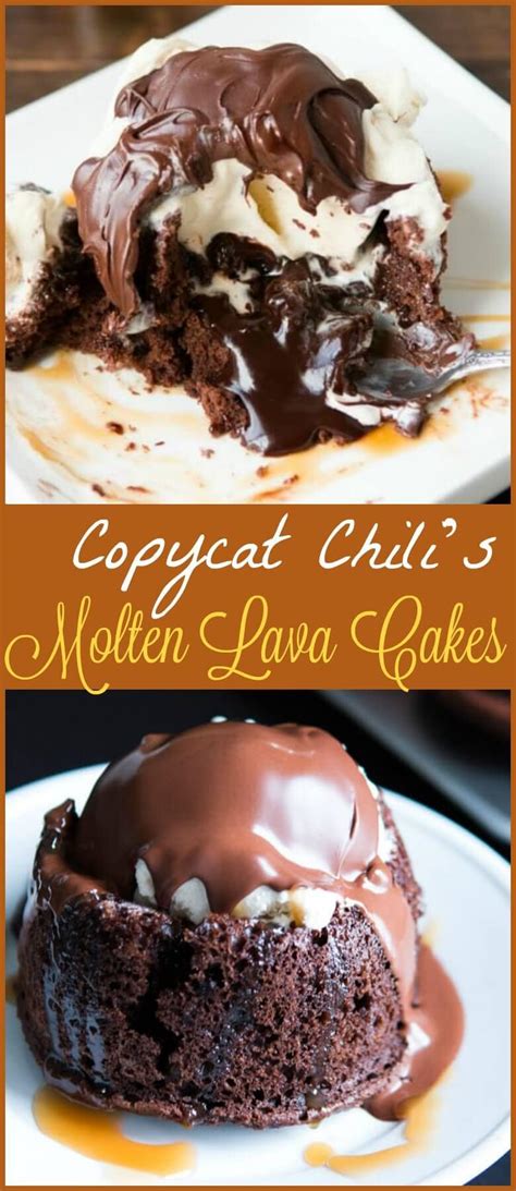 Copycat Chili's Molten Lava Cakes [+ Video] - Oh Sweet Basil