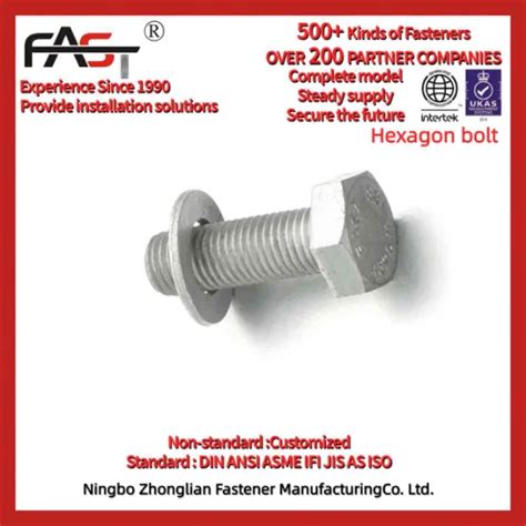 A325 A325m Hot DIP Galvanized High Structural Bolt With Nut Washer