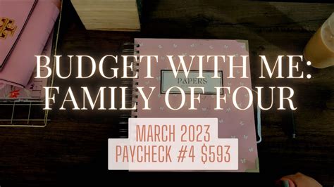 March Paycheck Low Income Budget Zero Based Budgeting