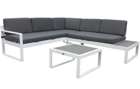 Witte Aluminium Hoek Loungeset Bestel Loungesethoek Lisse