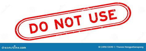 grunge red    word rubber stamp  white background stock