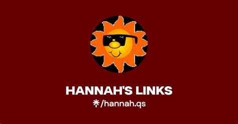 Hannahs Links Linktree