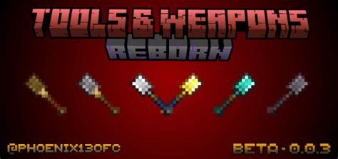 Phxs Tools And Weapons Minecraft Addon