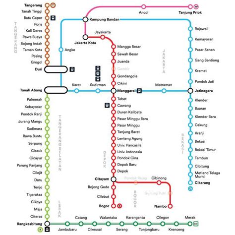 Peta Stasiun Krl