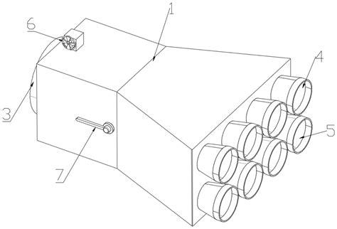 一种可调节高压风分流的集风箱的制作方法